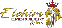 Logo for Elohim Embroidery & Ink Logo for Elohim Embroidery & Ink